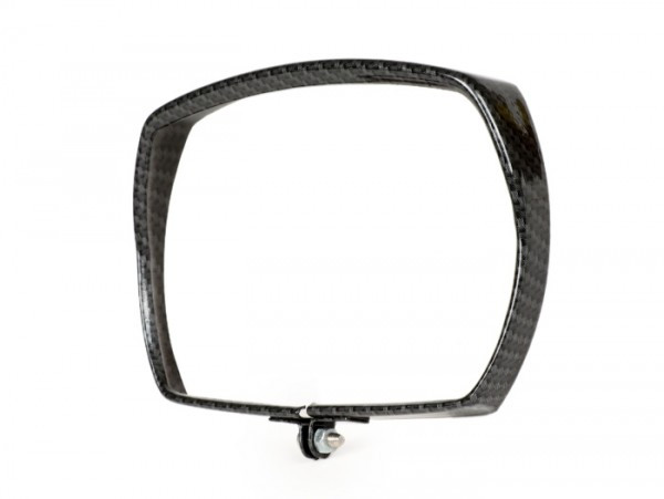 Headlamp Rim Cif Carbon Look, Rectangular Vespa V50 Special