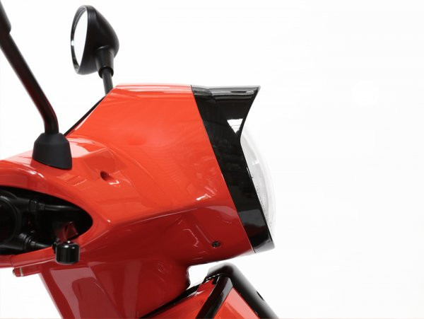 Headlight Rim With Visor Moto Nostra  Flat Black