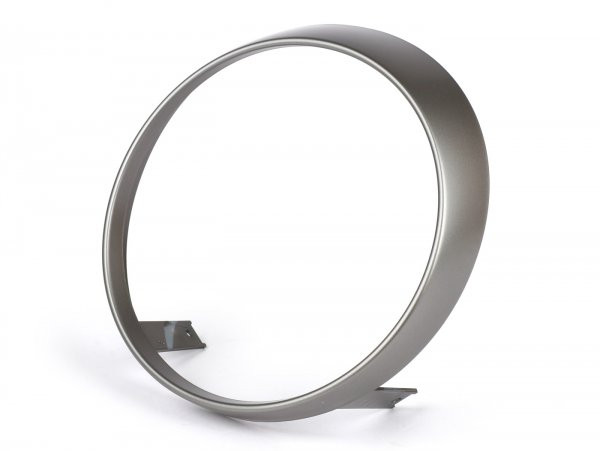 Headlight Rim, Silvergray Piaggio