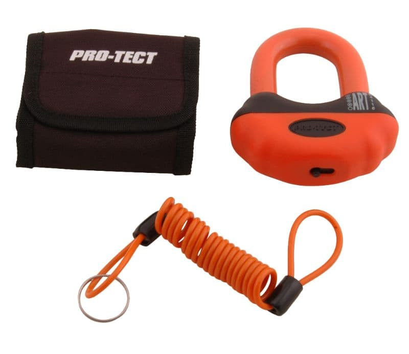 Schijfremslot Beugel Pro-Tect Oranje Art-4