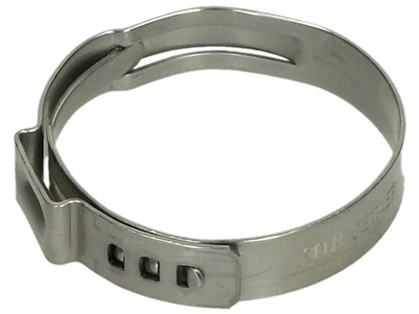 Hose Clamp Ø=30.8mm (single Ear Clamp) Piaggio Used For Cooling Water Hoses