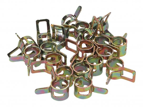 Hose Clamps 9mm  20 Pieces 101 Octane Universal