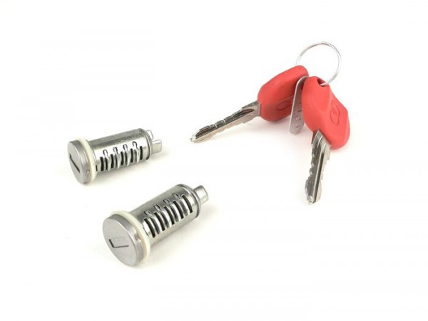 Lock Cylinder Set Piaggio  2pieces