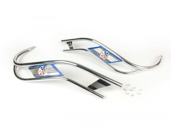 Legshield Trim Dual Ams Cuppini  Blue