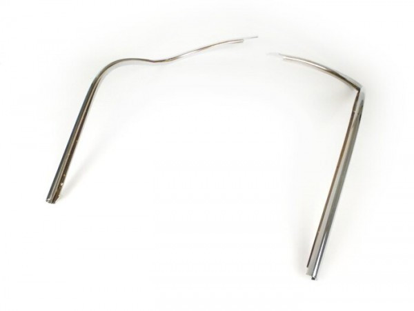 Legshield Trim Mono Mauro Pascoli  Chrome