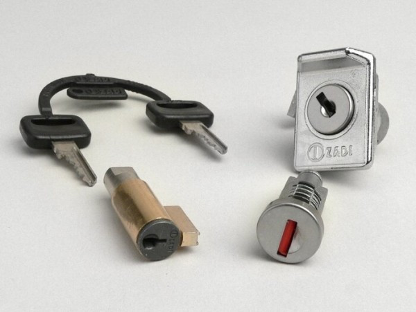 Schlossset zadi, 38,5x4mm  3teilig (Vespa (Piaggio))