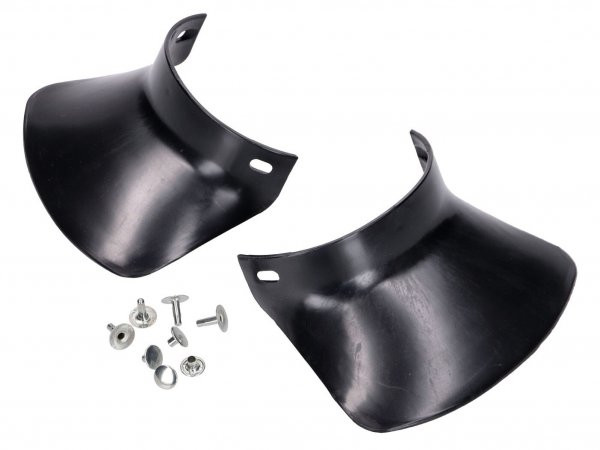 Mudguard Mud Flap Set Black Plastics -101 OCTANE