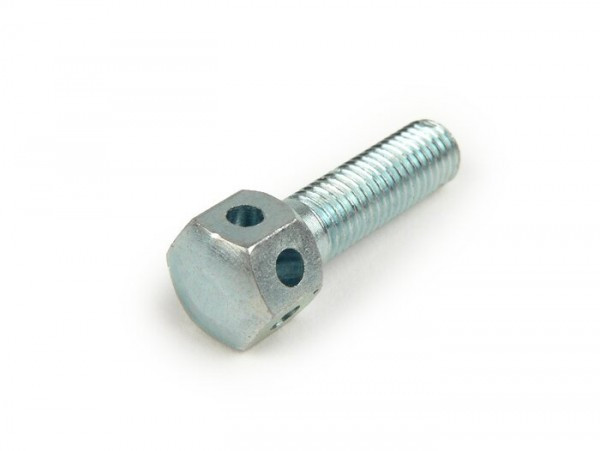 Screw For Kickstart Lever Oem Quality M7 X 24mm Mit 4mm Shaft  With Hole For Wire Locking