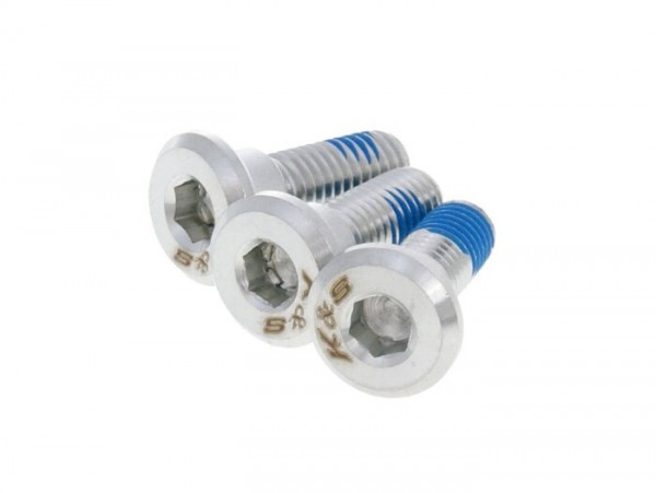 Screw Flat Head Universal For Brake Discs  3 Pieces