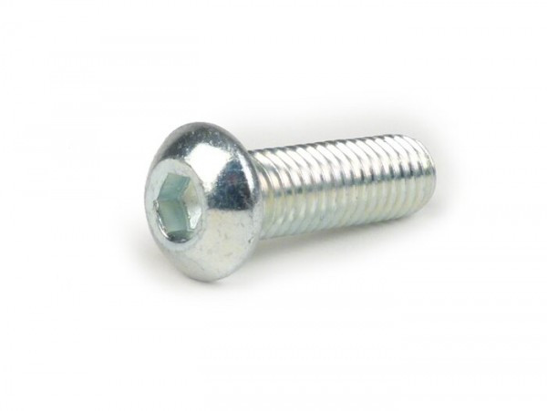 Screw Inner Allen Flat Head M8x25 Din 7830- Zinc Plated (used For Exhaust Vespa Px 2011)