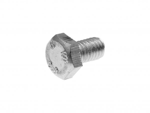 Hex Cap Screws / Tap Bolts 101 Octane Din933 M6x10 Full Thread Zinc Plated Steel (50 Pcs)