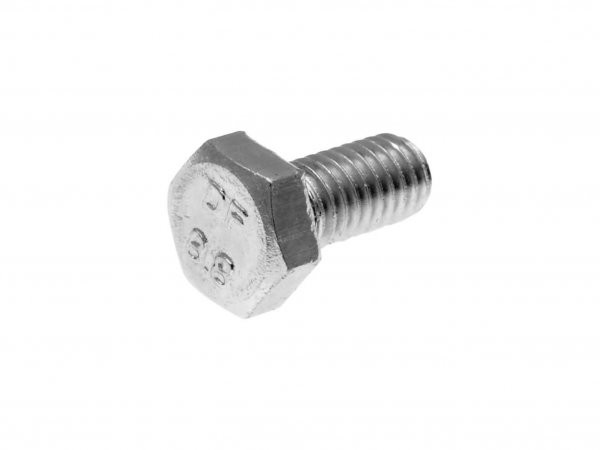 Hex Cap Screws / Tap Bolts 101 Octane Din933 M6x12 Full Thread Zinc Plated Steel (50 Pcs)