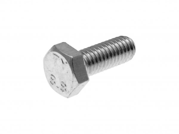 Hex Cap Screws / Tap Bolts 101 Octane Din933 M6x16 Full Thread Zinc Plated Steel (50 Pcs)