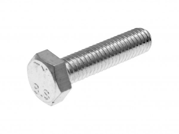 Hex Cap Screws / Tap Bolts 101 Octane Din933 M6x25 Full Thread Zinc Plated Steel (25 Pcs)