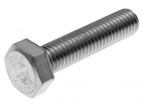 Hex Cap Screws / Tap Bolts 101 Octane Din933 M8x35 Full Thread Stainless Steel A2 (25 Pcs)