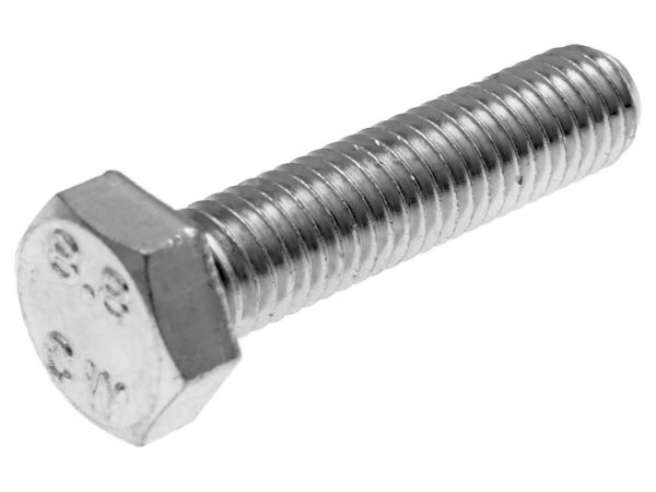 Hex Cap Screws / Tap Bolts 101 Octane Din933 M8x35 Full Thread Zinc Plated Steel (25 Pcs)