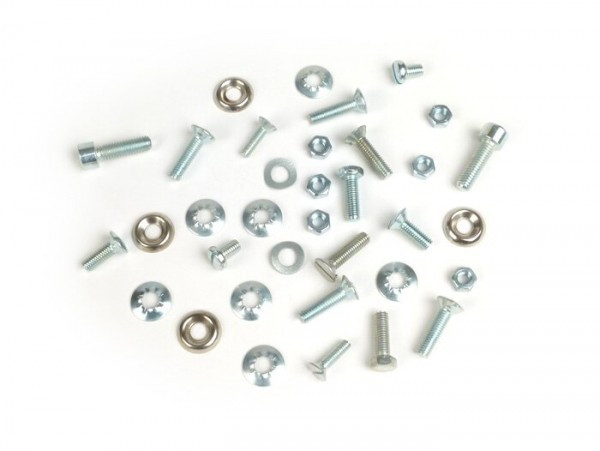 Horn Cover And Fender Fastener Kit Lambrettalambretta Li (serie 3), Lis, Sx, Tv (serie 3), Dl, Gp