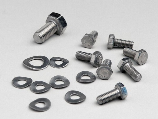 Screw Set Mag Housing Mb Developmentslambretta Li, Lis, Sx, Tv (series 23), Dl, Gp  Stainless Steel
