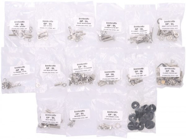 Screw Set Uni Auto  Stainless Steel