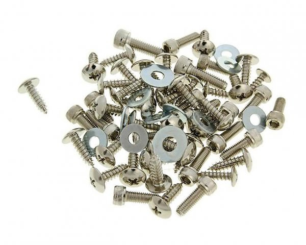 Fairing Screw Set Chrome 101 Octane