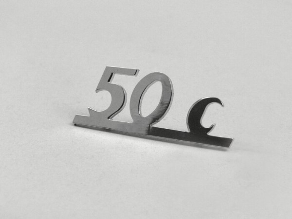 Badge Legshield Lambretta 50c  Lui 50
