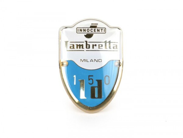 Badge Legshield Lambretta Lambretta 150 Ld  Ld 150 (till 1956)