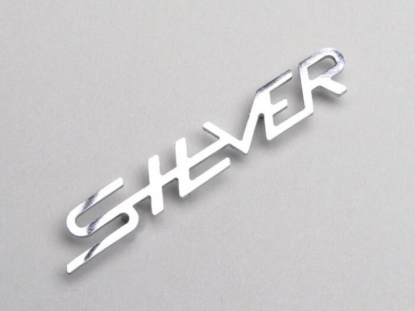 Badge Legshield Lambretta Silver  Lis 150