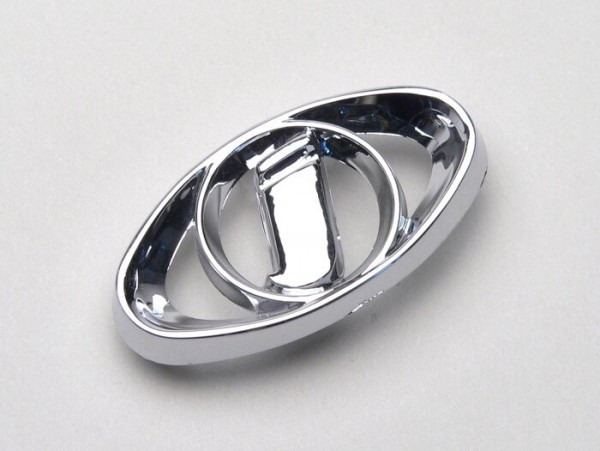 Badge Horn Cover Lambretta  Chrome