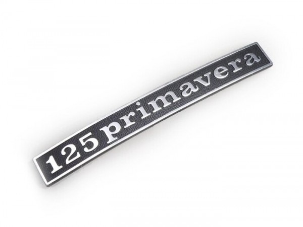 Badge Frame Rear Oem Quality Vespa 125 Primavera (rectangle)  Vespa Pv125 (since 1968)