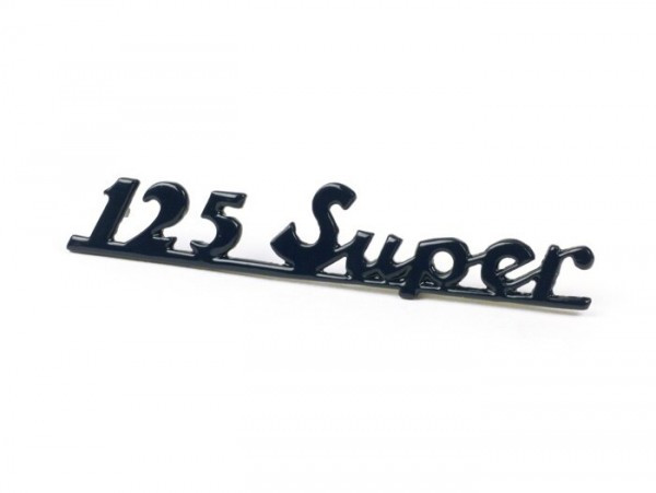 Badge Frame Rear Oem Quality Vespa 125 Super  Vespa Super 125 (since 1965)  Black Painted