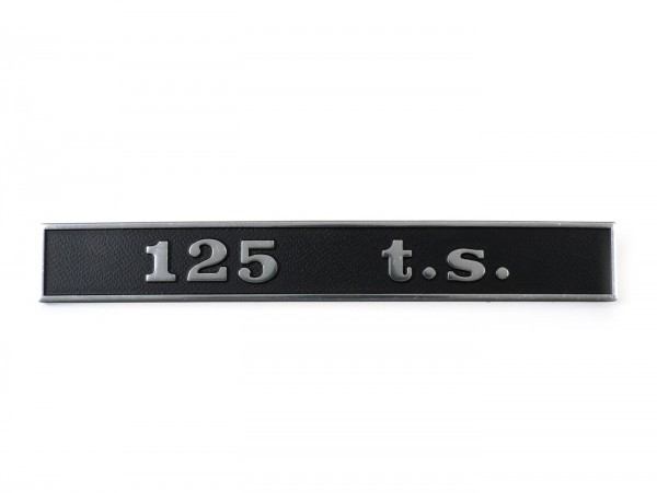 Badge Frame Rear Oem Quality Vespa 125 T.s. (rectangle)  Vespa Ts 125 (since 1975)