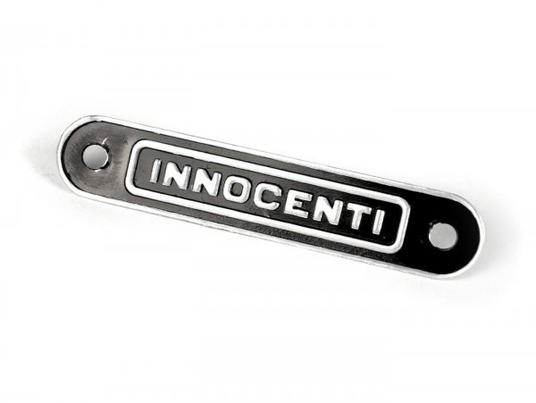 Seat Badge Lambretta Made In Italy Innocenti  Black