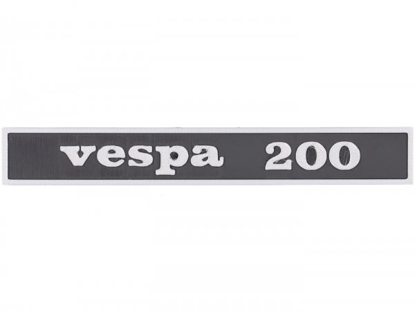 Lettering Vesptec Vespa 200
