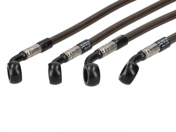 Set Of Braided Steel Brake Lines Spiegler