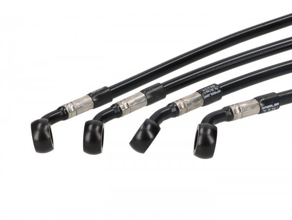 Set Of Braided Steel Brake Lines Spiegler
