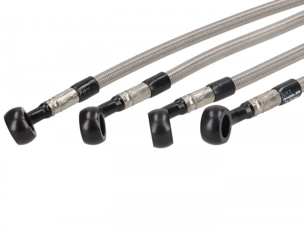 Set Of Braided Steel Brake Lines Spiegler