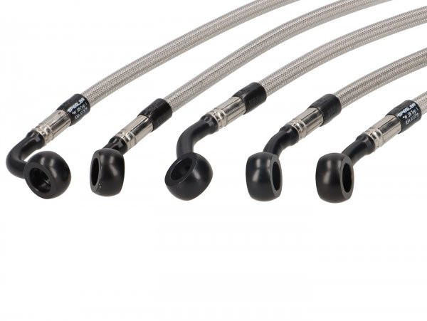 Set Of Braided Steel Brake Lines Spiegler