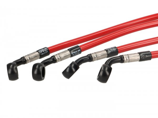 Set Of Braided Steel Brake Lines Spiegler