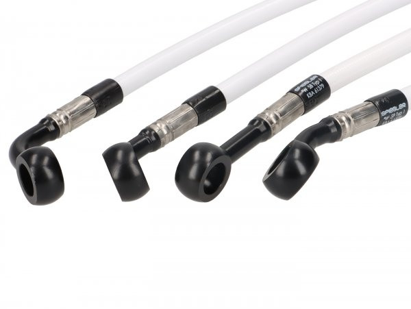 Set Of Braided Steel Brake Lines Spiegler