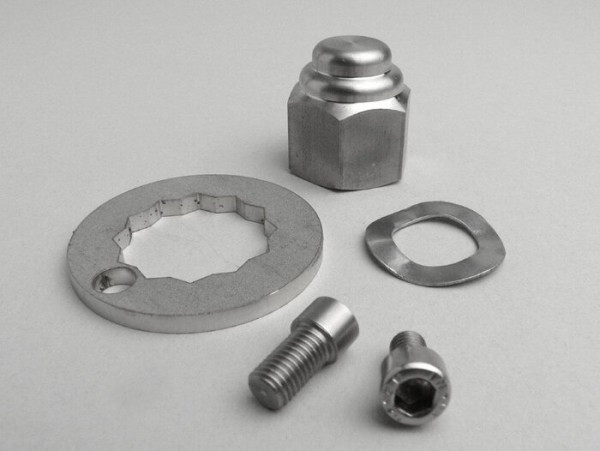 Lock Washer Set Rear Hub Nut Lambretta M7  Edelstahl