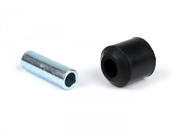 Silentblock Set Shock Absorber/engine Malossi For Engine Housing Vone/vrone, Bush Ø=10mm X 48mm Vespa Px