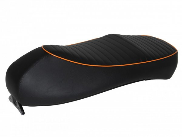 Seat Black , Piping Orange Piaggio  (-2014)