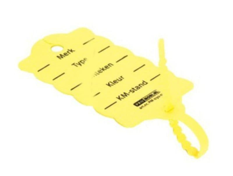 Sleutellabel Geel (400St)