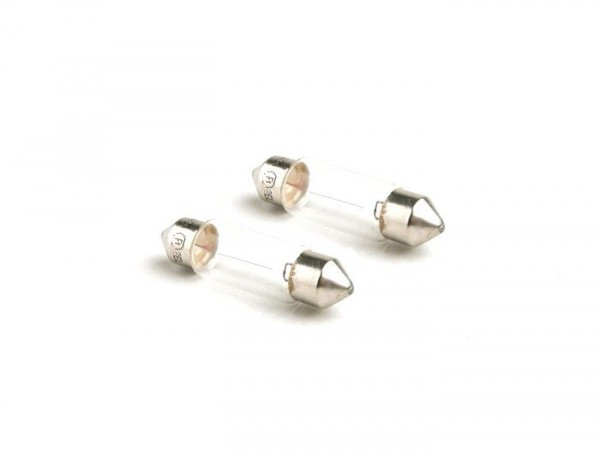 Festoon Sv8,5 11x36mm 12v 5w  Set Of 2 White