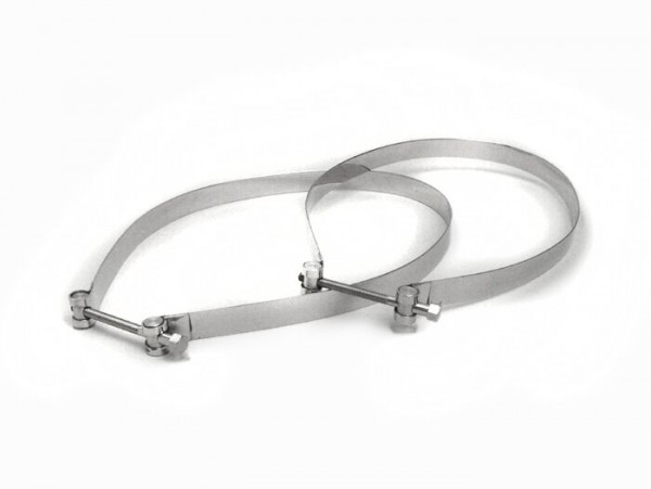 Fuel Tank Strap Lambretta  Stainless Stell Incl. Trunnions