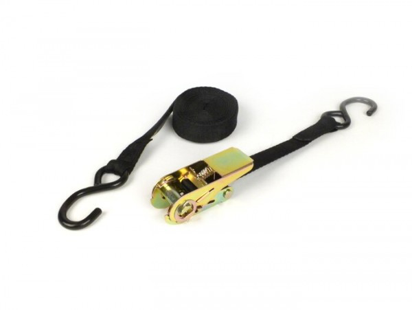 Cargo Lashing Universal With Ratchet And Shook 25mm X 5m  250kg