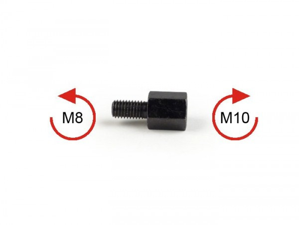 Mirror Has Righthand Thread M10 To Be Mounted In M8 Lefthand Thread