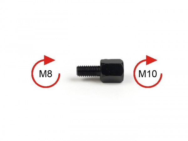 Mirror Has Righthand Thread M10 To Be Mounted In M8 Righthand Thread