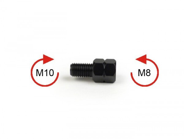 Mirror Has Lefthand Thread M8 To Be Mounted In M10 Righthand Thread