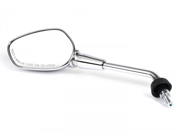 Mirror, Chrome, Lhs Piaggio